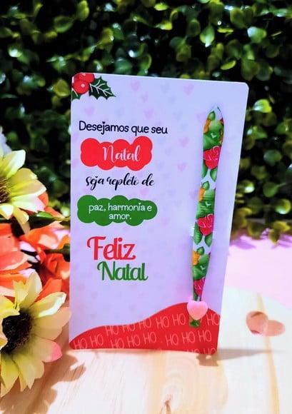 Card com Pinça- Natal