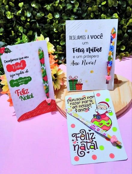 Card com Pinça- Natal