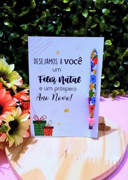 Card com Pinça- Natal