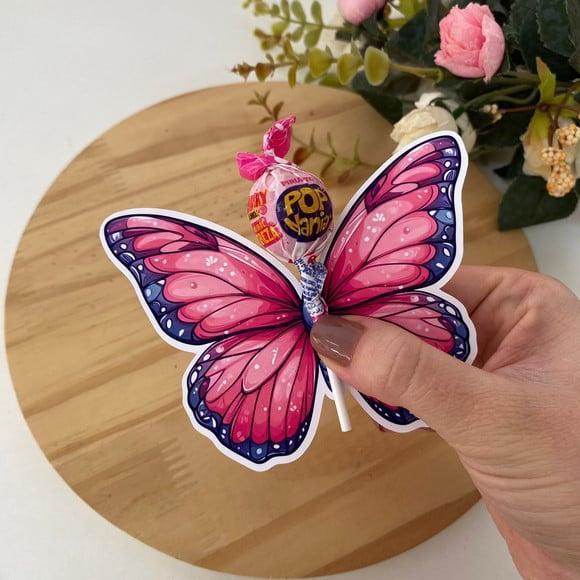 Card com Pirulito- Dia das Mães