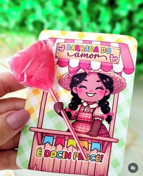 Card com Pirulito- Festa Junina