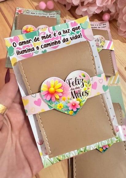 Card com Porta Cartão- Dia das Mães