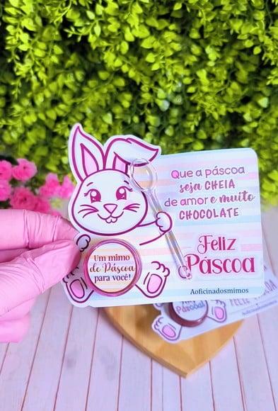 Card com Potinho com Nutela (3ml)- Páscoa