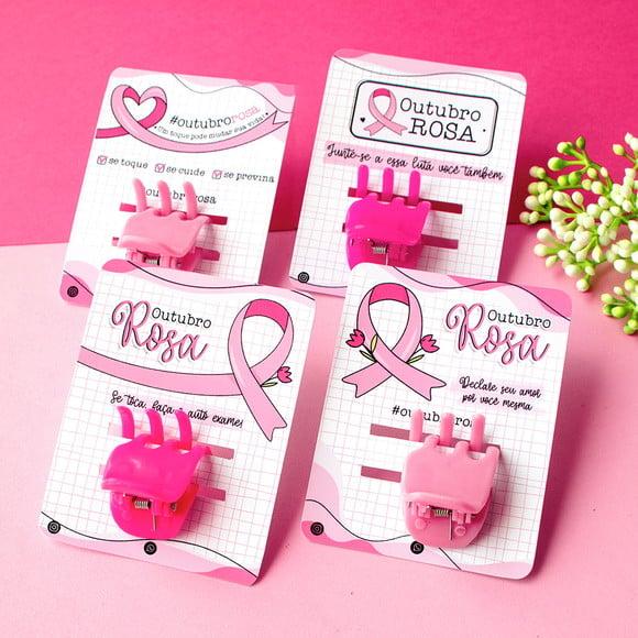 Card com Presilha- Outubro Rosa