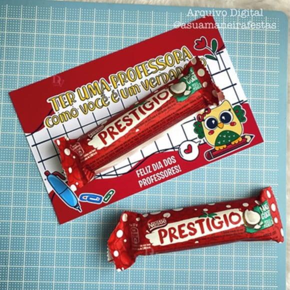 Card com Prestígio 33g- Dia dos Professores
