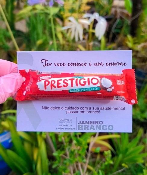 Card com Prestígio 33g- Janeiro Branco