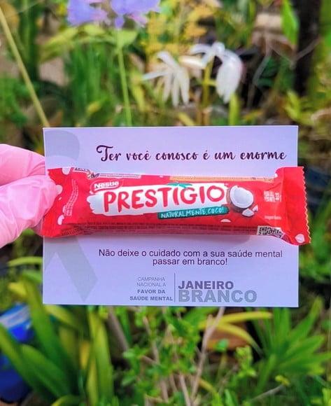 Card com Prestígio 33g- Janeiro Branco