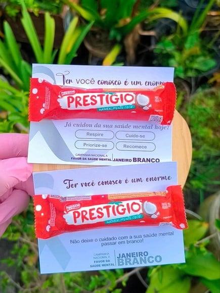 Card com Prestígio 33g- Janeiro Branco