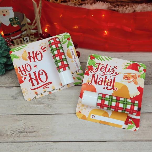 Card com Protetor Labial (manteiga de Cacau)- Natal