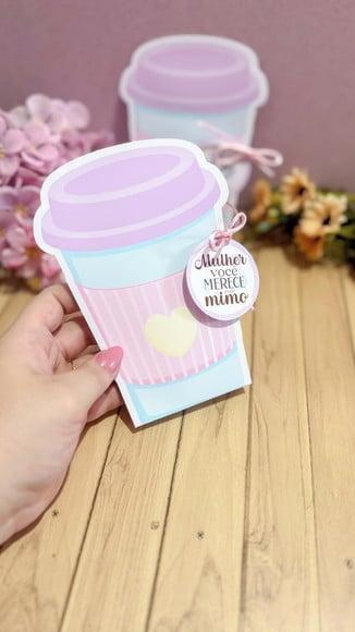 Card com Sachê de Café- Dia da Mulher