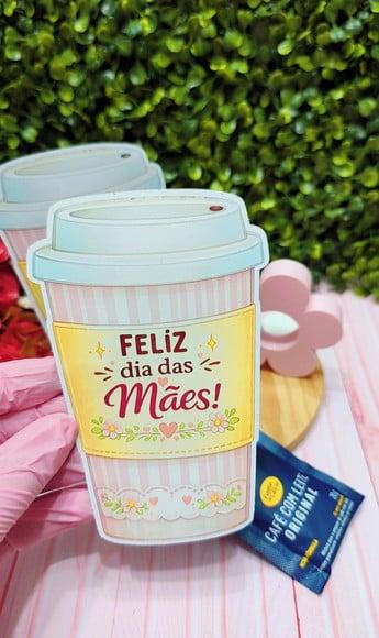 Card com Sachê de Café- Dia das Mães
