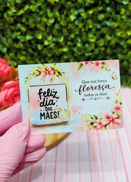 Card com Tablete Cacau Show 5g- Dia das Mães