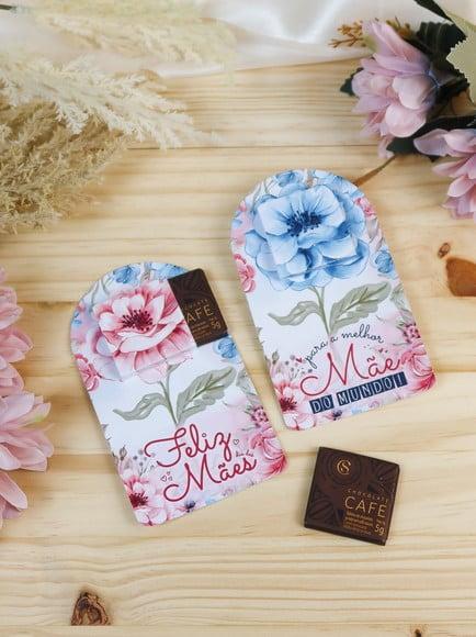 Card com Tablete Cacau Show 5g- Dia das Mães