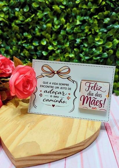 Card com Tablete Cacau Show 5g- Dia das Mães