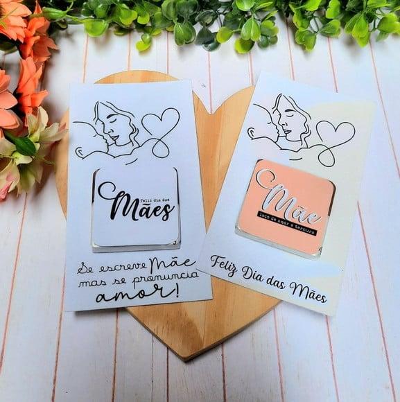 Card com Tablete Cacau Show 5g- Dia das Mães