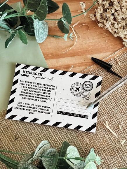 Card com Tablete Cacau Show 5g- Dia dos Pais