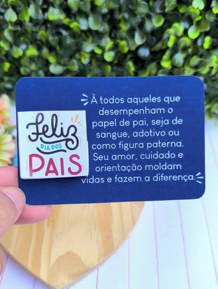 Card com Tablete Cacau Show 5g- Dia dos Pais