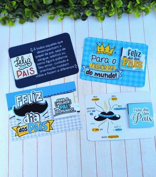 Card com Tablete Cacau Show 5g- Dia dos Pais