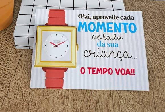 Card com Tablete Cacau Show 5g- Dia dos Pais