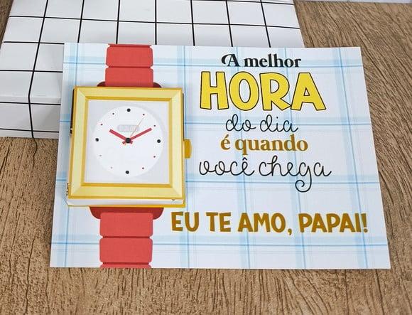 Card com Tablete Cacau Show 5g- Dia dos Pais