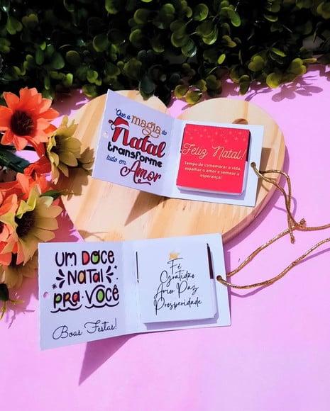 Card com Tablete Cacau Show 5g- Natal