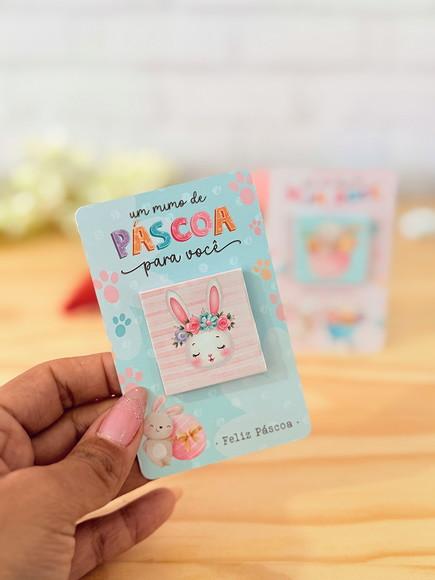 Card com Tablete Cacau Show 5g- Páscoa