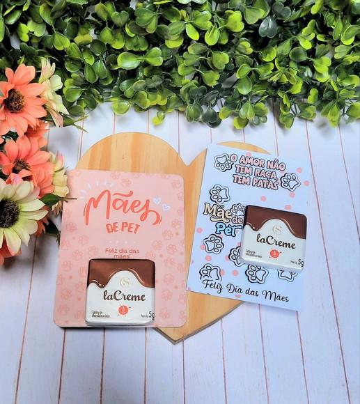 Card com Tablete Cacau Show- Dia das Mães Pet