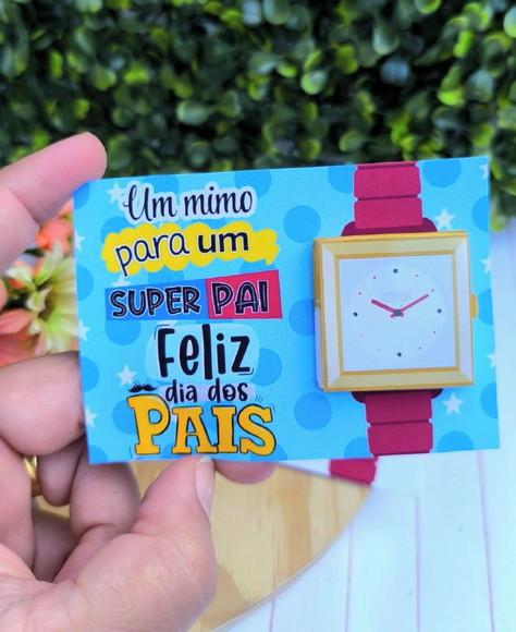 Card com Tablete Cacau Show- Dia dos Pais