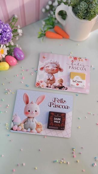 Card com Tablete Cacau Show- Páscoa
