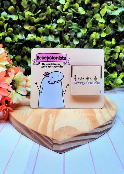 Card com Tablete Cacau Show- Recepcionista