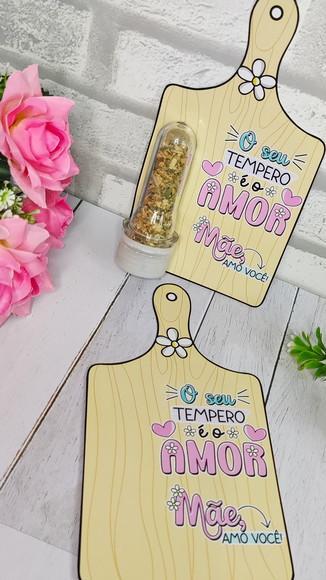 Card com Tempero- Dia das Mães - Leia a Descrição