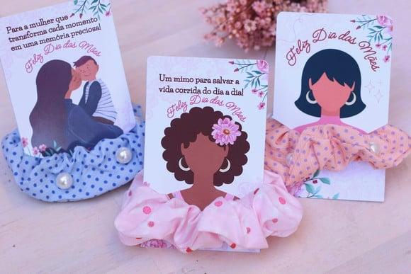 Card com Xuxinha Scrunch e Brinco- Dia das Mães