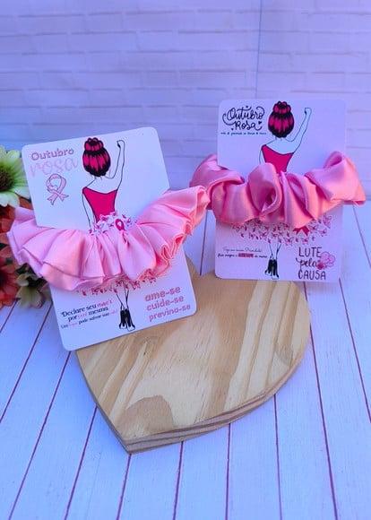 Card com Xuxinha Scrunch- Outubro Rosa