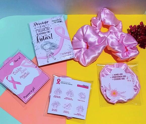 Card com Xuxinha Scrunch- Outubro Rosa