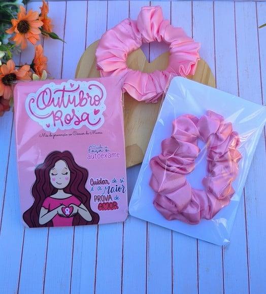 Card com Xuxinha Scrunch- Outubro Rosa