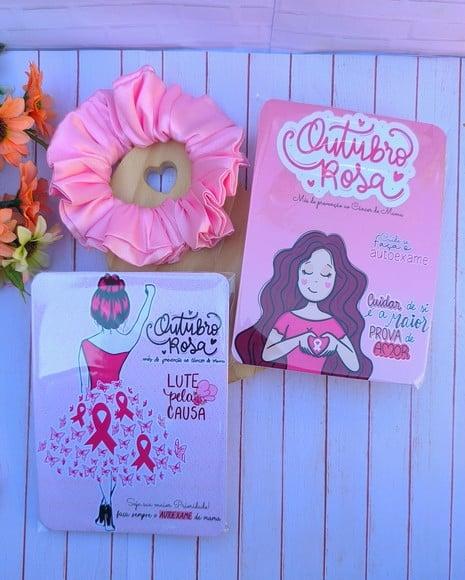 Card com Xuxinha Scrunch- Outubro Rosa