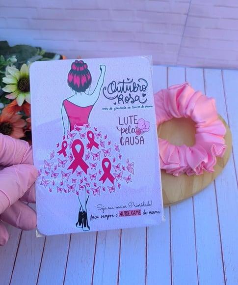 Card com Xuxinha Scrunch- Outubro Rosa