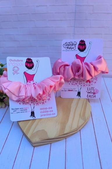 Card com Xuxinha Scrunch- Outubro Rosa