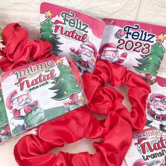 Card com Xuxinha Scrunchie- Natal
