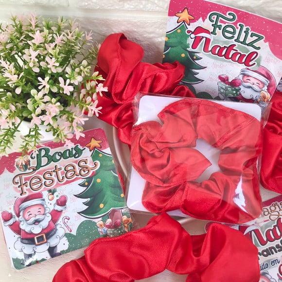 Card com Xuxinha Scrunchie- Natal