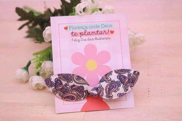 Card com Xuxinha- Dia da Mulher