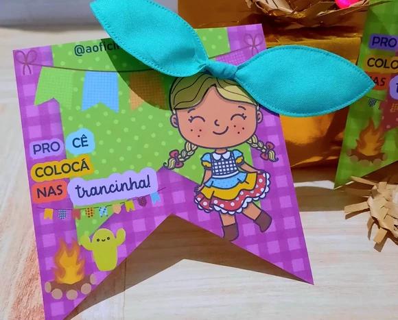 Card com Xuxinha- Festa Junina