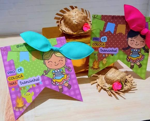 Card com Xuxinha- Festa Junina
