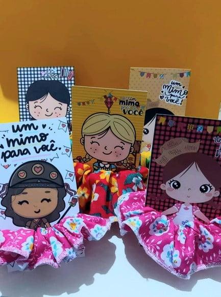 Card com Xuxinha- Festa Junina