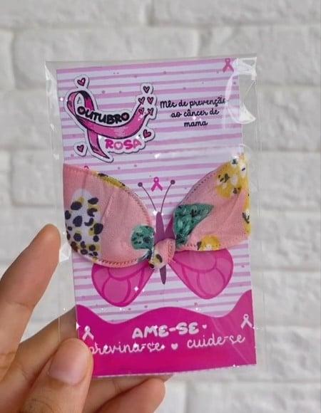 Card com Xuxinha- Outubro Rosa