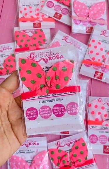 Card com Xuxinha- Outubro Rosa