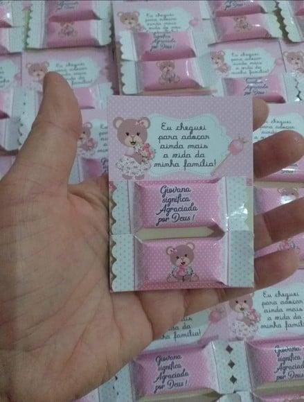 Cartão com 2 BALINHAS- CHEGUEI!!!