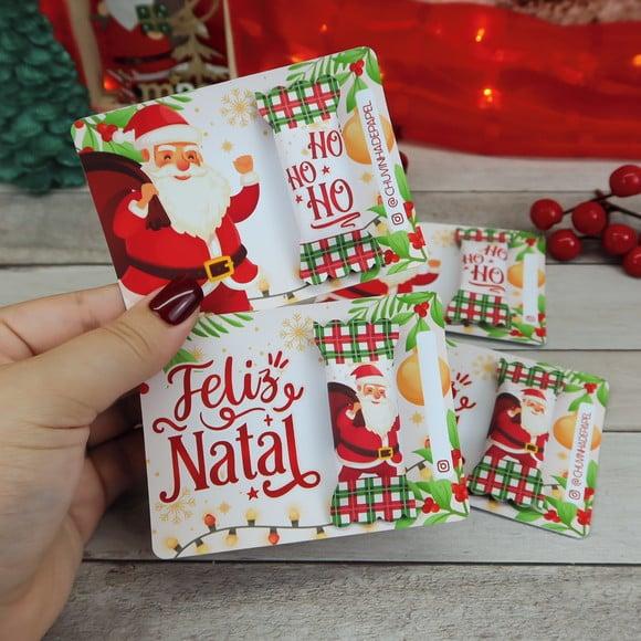 Cartão com Balinha- Natal