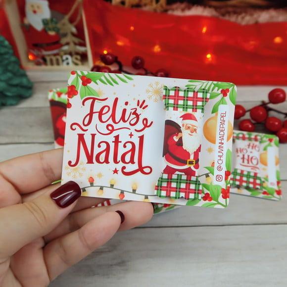 Cartão com Balinha- Natal