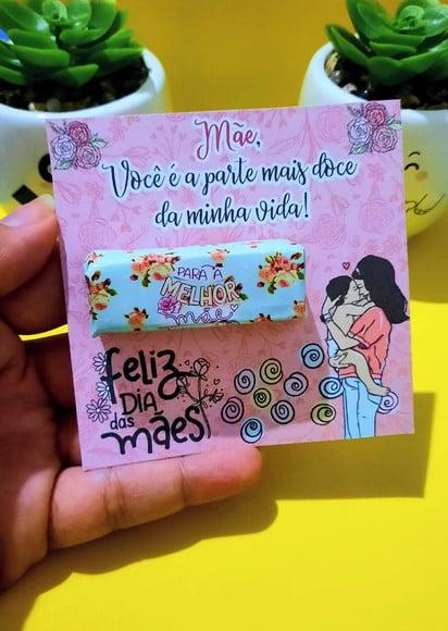 Cartão com Bis- Dia das Mães